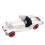 Modèle de voiture décapotable à l’échelle 1:32, 13,3  4,1 cm, blanc 12