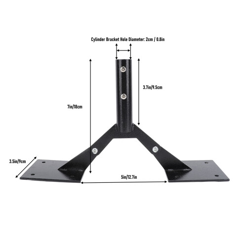 Support de toit en acier trempé réglable, 700 g, 2 cm 1