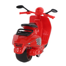 Ornement de modèle de moto en alliage pour femmes, 11,5 x 8 cm, rouge