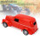 Modèle réduit de voiture en alliage classique, rouge, à collectionner 5