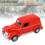 Modèle réduit de voiture en alliage classique, rouge, à collectionner 3