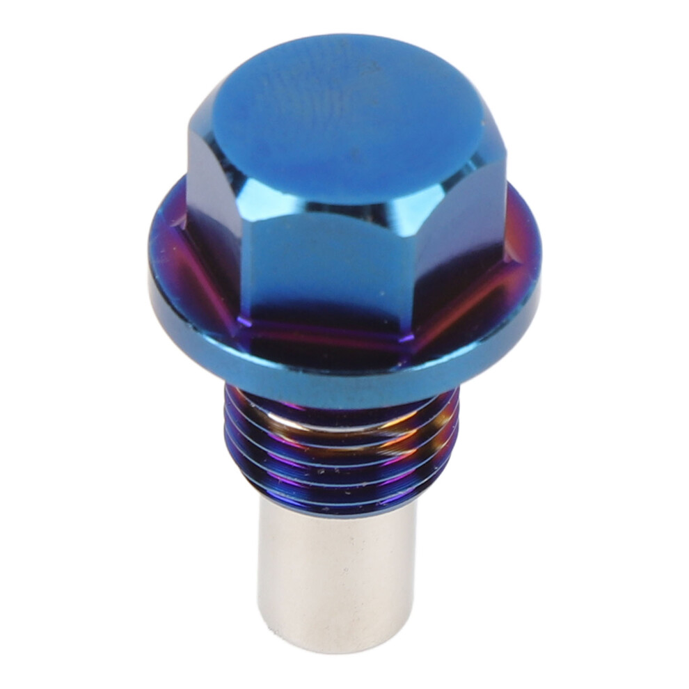 Magnetic Oil Drain Plug M12x1.25 Ti Alloy Sump Drain Nut Bolt With 3 Gaskets Leakproof Replacement Car Accessories Universal For Vehicles 9401322818259