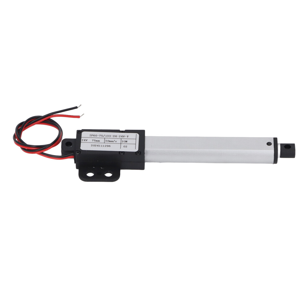 Mini Linear Actuator With Wings 24V Dc Automatic Telescopic Electric Linear Actuator 20N Thrust 75Mm Stroke 30Mm/S Speed 9361322818898