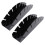 2 pezzi portacappelli in acrilico - Nero - 12,8 x 2,95 pollici 1