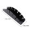 2 pezzi portacappelli in acrilico - Nero - 12,8 x 2,95 pollici 2