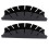 2 pezzi portacappelli in acrilico - Nero - 12,8 x 2,95 pollici 3