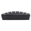 2 pezzi portacappelli in acrilico - Nero - 12,8 x 2,95 pollici 11