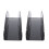 2 pezzi portacappelli in acrilico - Nero - 12,8 x 2,95 pollici 15