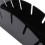 2 pezzi portacappelli in acrilico - Nero - 12,8 x 2,95 pollici 6
