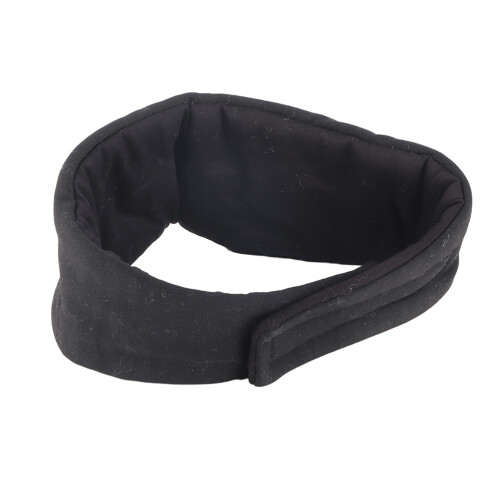 Masque de sommeil 3D noir, coton réglable 2