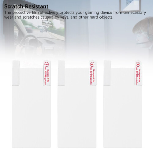 3Pcs Game Machine Screen Film High Transparency Sensitive Scratch Resistant Screen Guard Protector for PSP 1000 2000 3000 2