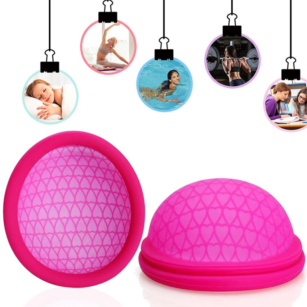 Menstrual Cup Soft Silicone Period Cups Leakproof Menstruation Alternative