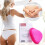 Menstrual Cup Soft Silicone Period Cups Leakproof Menstruation Alternative 3