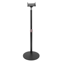 Support de téléphone en alliage d'aluminium noir à 180 27,5-44 cm