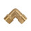 Ottone giunto a gomito per tubi a 90 3/8 x 3/8 G3/8 16