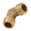 Ottone giunto a gomito per tubi a 90 3/8 x 3/8 G3/8 6