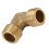 Ottone giunto a gomito per tubi a 90 3/8 x 3/8 G3/8 11