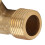 Ottone giunto a gomito per tubi a 90 3/8 x 3/8 G3/8 9