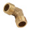Ottone giunto a gomito per tubi a 90 3/8 x 3/8 G3/8 7