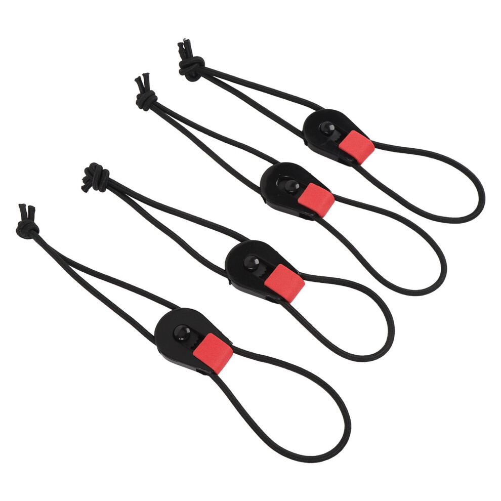 4Pcs Fishing Rod Cable Ties Adjustable Reusable Scratch Resistant Elastic For Skis Extension Cord Hose Rope 8721322820924