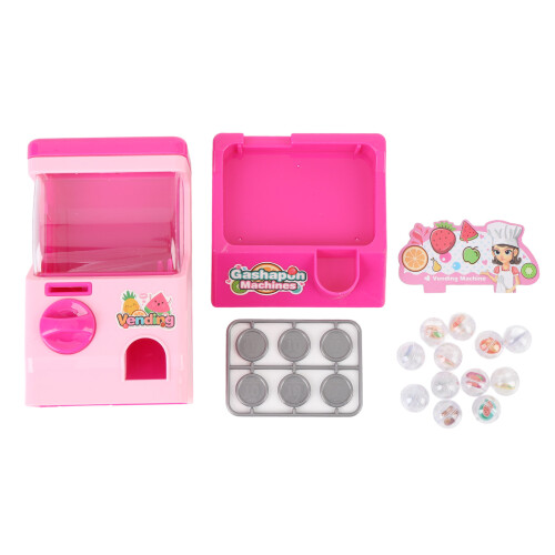 Macchina per capsule giocattolo in miniatura rosa 42,5x15 cm 2