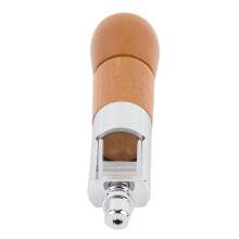 Leather Sewing Awl Kit Non Slip Wooden Handle Stitch Awl with Wax Thread for Mending Tents Backpacks Sleeping Bags