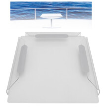 RV Satellite Dish Protective Cover Anti Interference PC Material Protect From Hail Satellite Dish Protector Cover for V4