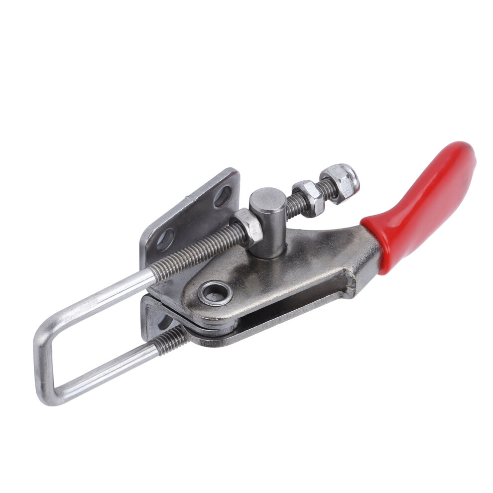 Stainless Steel Toggle Clamp Adjustable Lock Catch Buckle Latch Quick Release Fixture 9481322823729