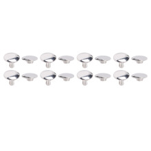 500 Stück Edelstahl Lederhandwerksnieten 9x6mm Doppelkopf