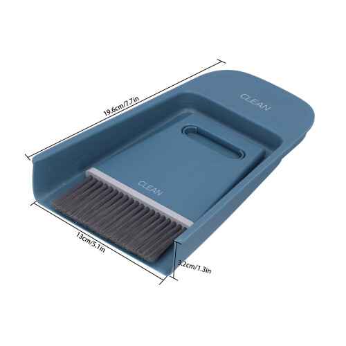 Mini set scopa e paletta blu 151 g 19,6x13x3,2 cm 2