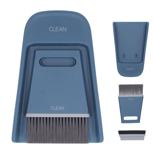 Mini set scopa e paletta blu 151 g 19,6x13x3,2 cm 1
