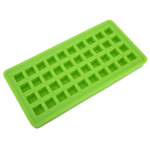 Moule à glaçons en silicone de 40 alvéoles, 24  12 cm, vert 1