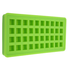Moule à glaçons en silicone de 40 alvéoles, 24  12 cm, vert