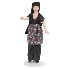 Bambola di porcellana in scala 1:12, donna moderna, 165,5 cm