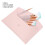 Sac rose de rangement pour pinceaux professionnels 9