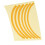 Autocollant de roue M365/Pro 14.5cm Jaune 2 pièces 5