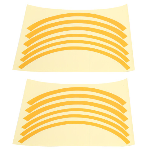 Autocollant de roue M365/Pro 14.5cm Jaune 2 pièces 1