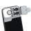 Multi Lens Phone Case for iPhone 12Pro with Telephoto/Macro/Fisheye/CPL Filter Lens 11