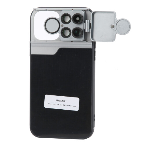 Multi Lens Phone Case for iPhone 12Pro with Telephoto/Macro/Fisheye/CPL Filter Lens 1