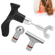 Appareil de massage en acier inoxydable à 3 têtes pour tissus profonds