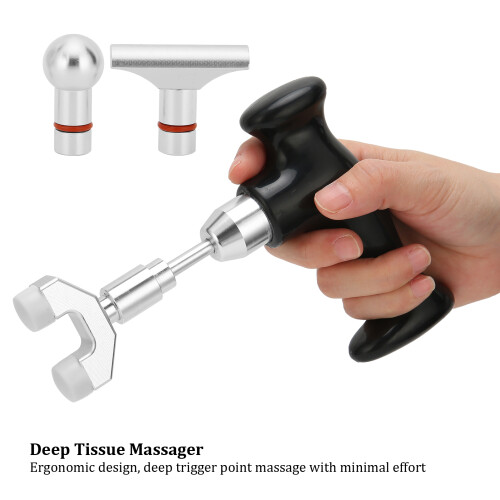 Massageur de points gâchettes pour tissus profonds avec 3 têtes 2