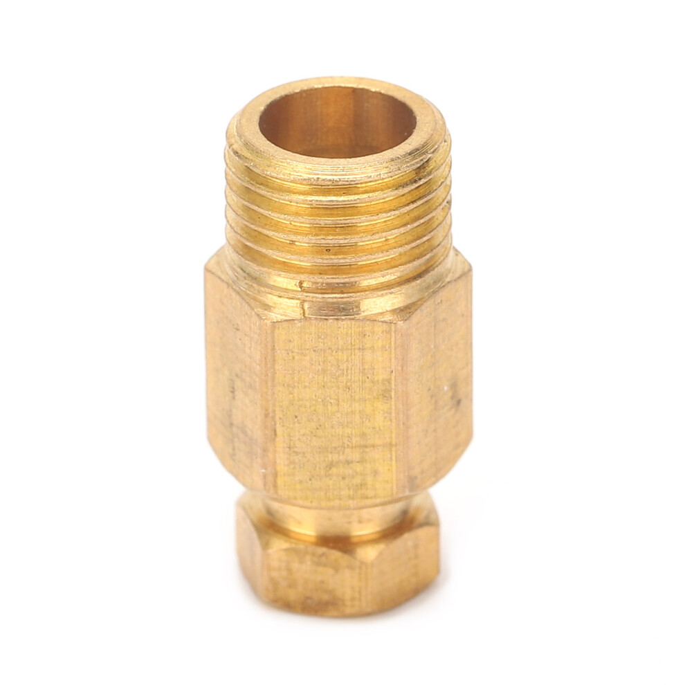 Oil Pipe Fitting Elbow Brass Straight Block Connector Adapter For Pipe Connectionpd410 7611322828765
