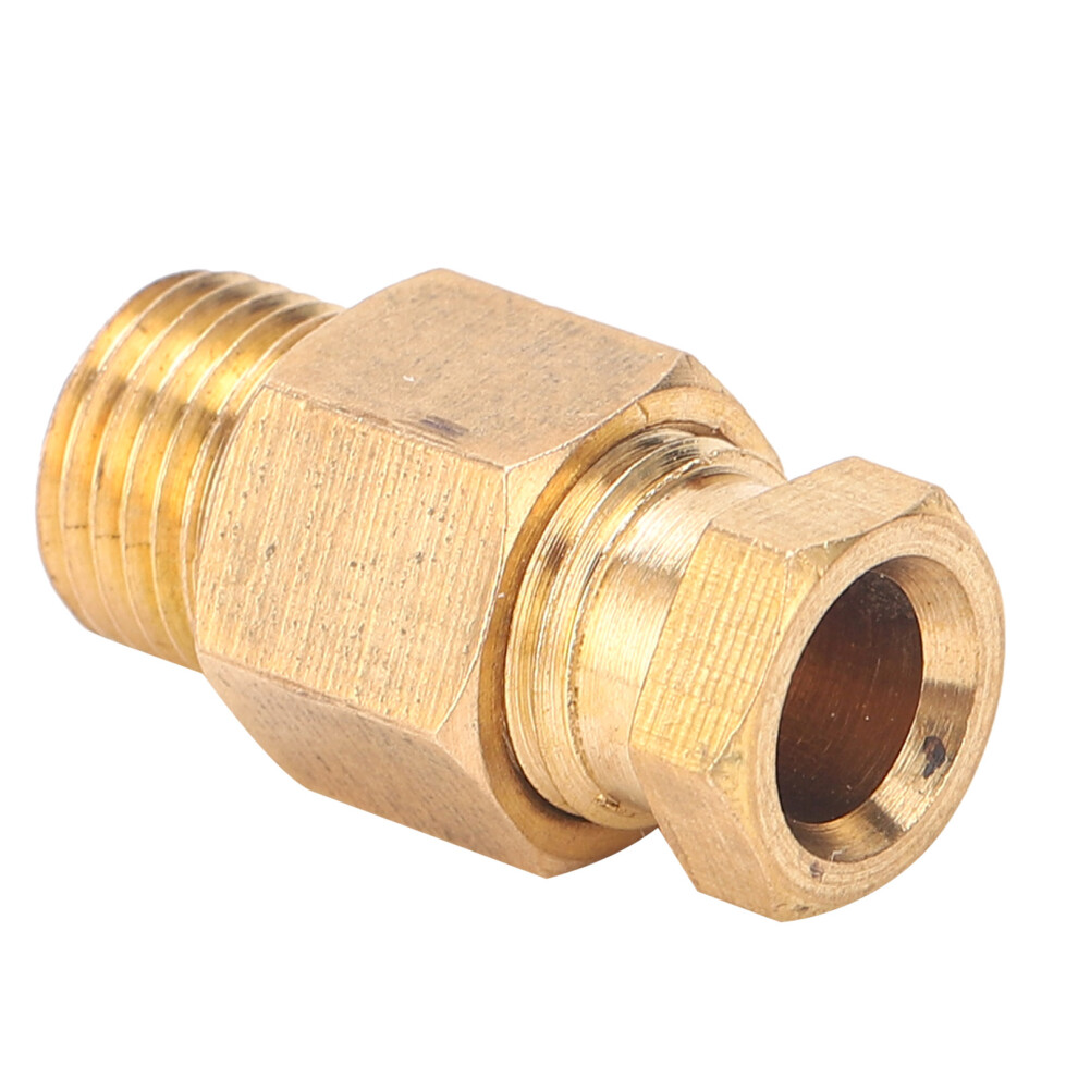 Oil Pipe Fitting Elbow Brass Straight Block Connector Adapter For Pipe Connectionpd610 6901322828775