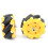 TT Coupling Ruota Mecanum 80mm 0,8 kg/cm Nero 4