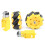 TT Coupling Ruota Mecanum 80mm 0,8 kg/cm Nero 2