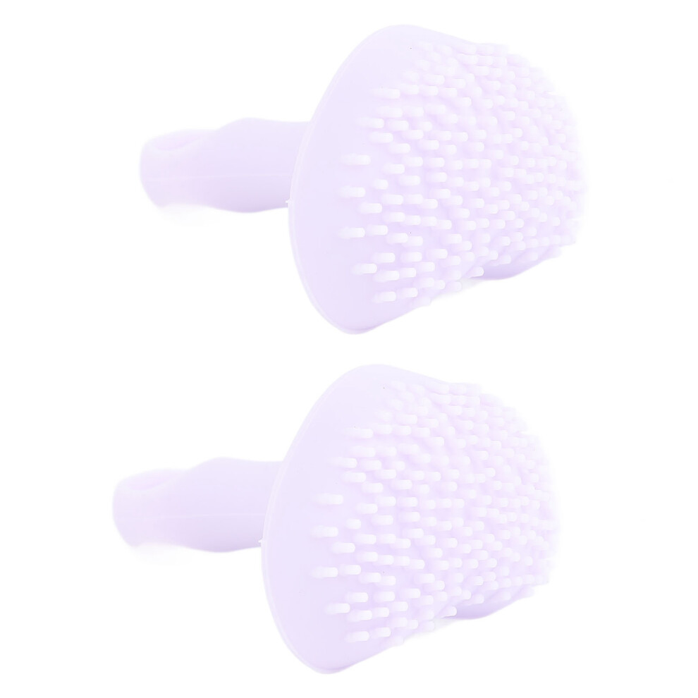 2 Pcs Silicone Freckles Stamp Makeup Tool Realistic Looking One Press Cute Small Faux Freckles Stamp Pen Purple