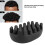 Brosse à boucles en caoutchouc à dents larges, lavable 5