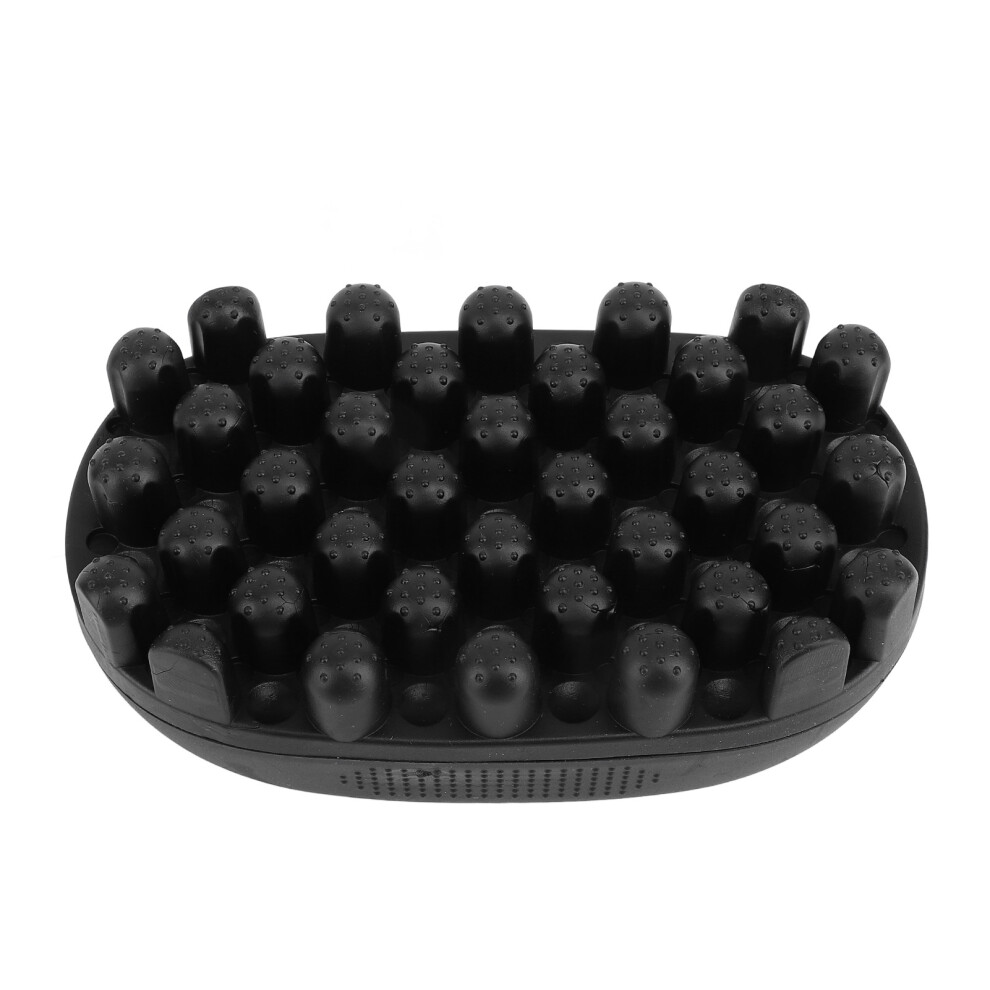 Unisex Rubber Curling Hair Brush Non Absorbent Twist Curl Comb Washable Curly Hair Styling Tool For Afro Hair Small Tooth