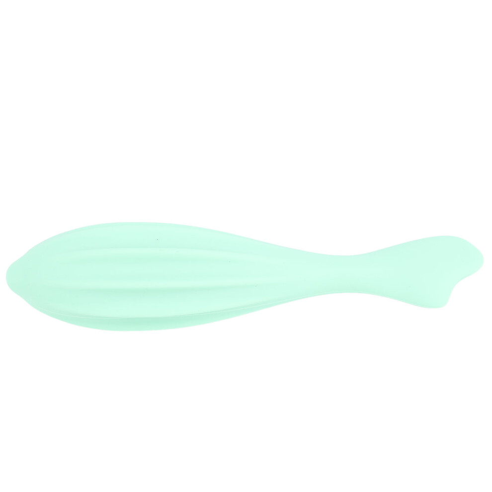Silicone Facial Roller Skincare Tool Ergonomic Portable Easy Cleaning Silicone Face Massage Roller Green
