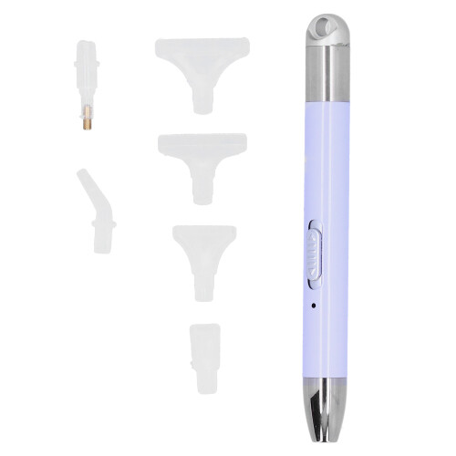 Stylo Diamant Éclairant 6 Embouts 401220 60 mAh Taro Pourpre 1